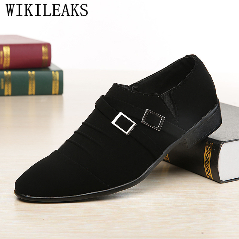 Streetwear Brand Luxury - New Designer Men Formal Wedding Shoes