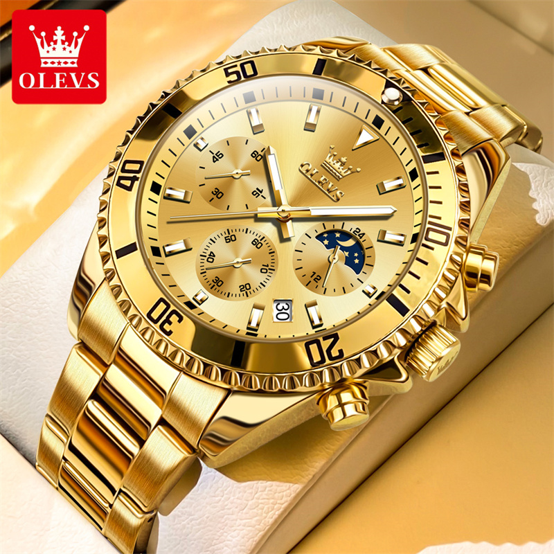 Streetwear Brand Luxury - OLEVS Watch Men Top Brand Luxury