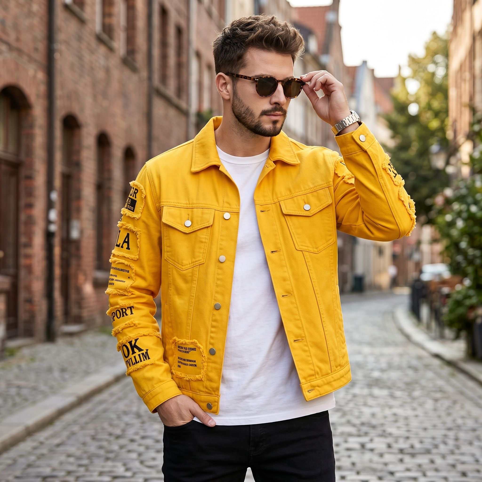 Brand Of Streetwear - European and American Men's Denim Jacket,