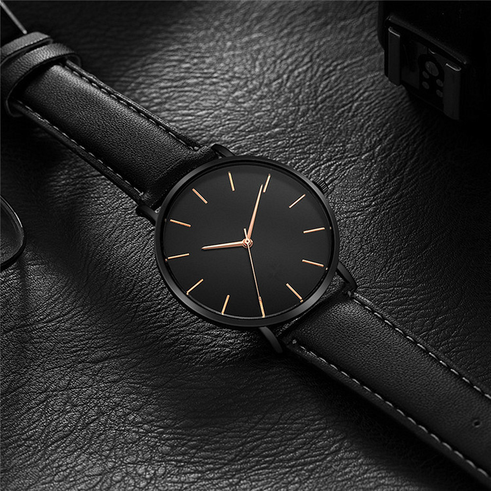 Streetwear Brand Luxury - Simple Style Analog Quartz Mens Watch