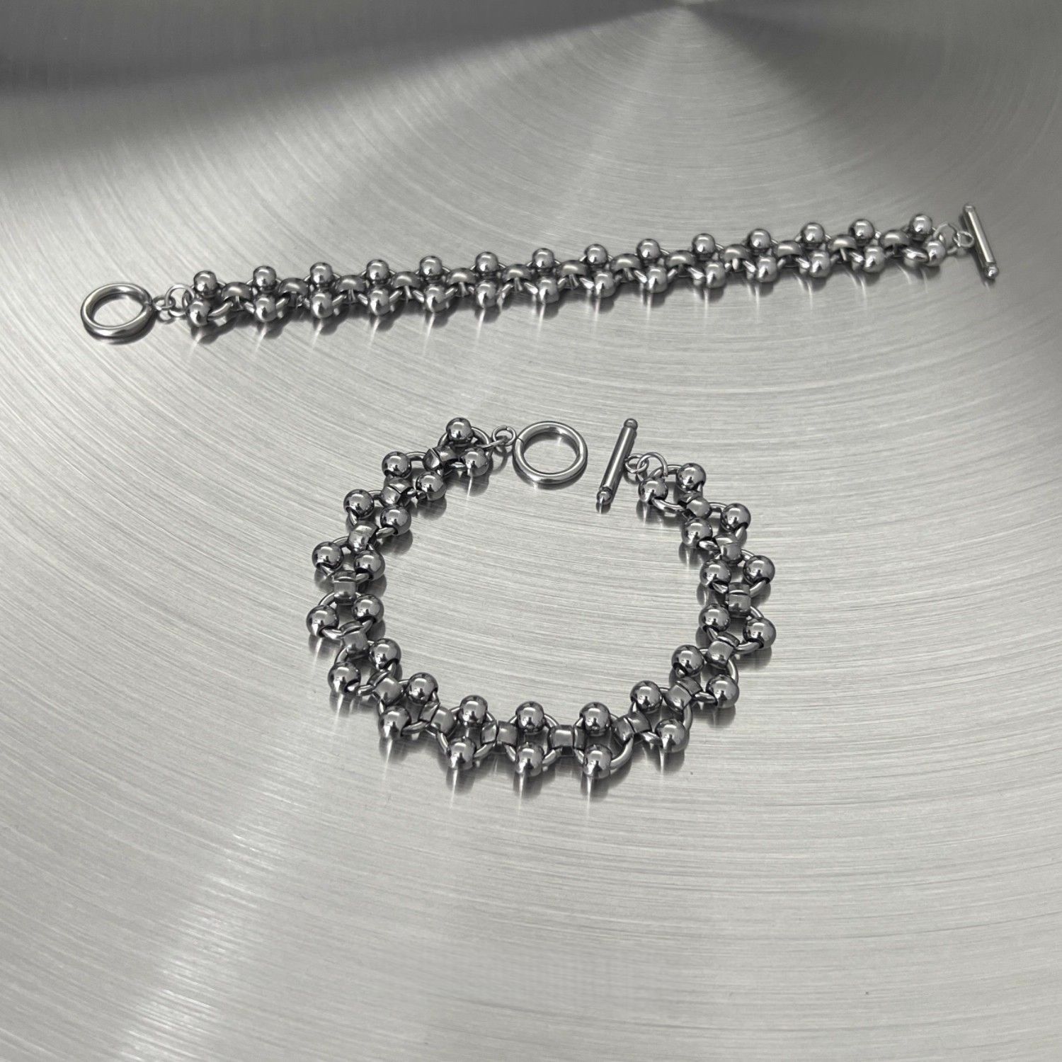 Heavy Punk Hollow Steel Bead B - Streetwear Brand Jewelry recension och pris