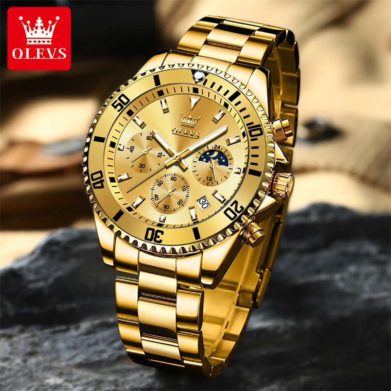 OLEVS Watch Men Top Brand Luxu - Streetwear Brand Luxury recension och pris