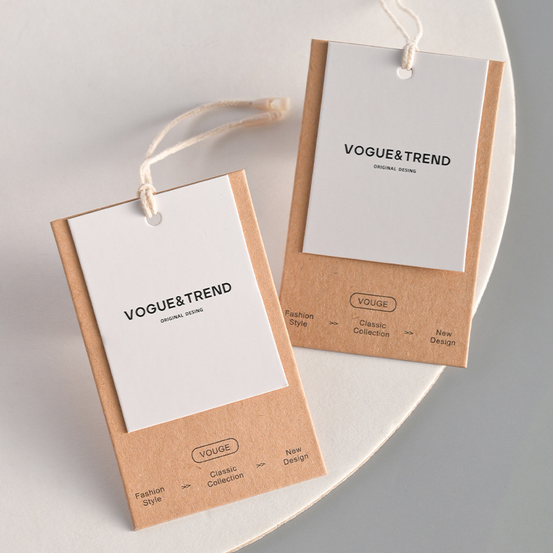 Custom Vintage Kraft Paper Han - Streetwear Brand Tags recension och pris