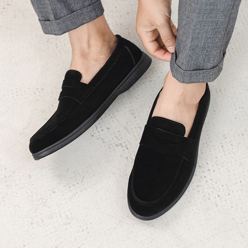 Genuine Leather Men Casual Sho - Streetwear Brand Luxury recension och pris