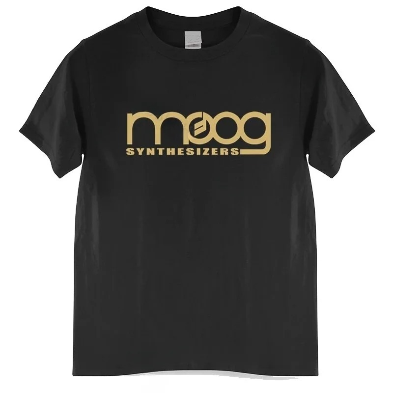 Moog Synthesizer Black Print T - Streetwear Brand Tees recension och pris