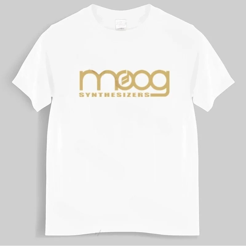 Moog Synthesizer Black Print T - Streetwear Brand Tees recension och pris