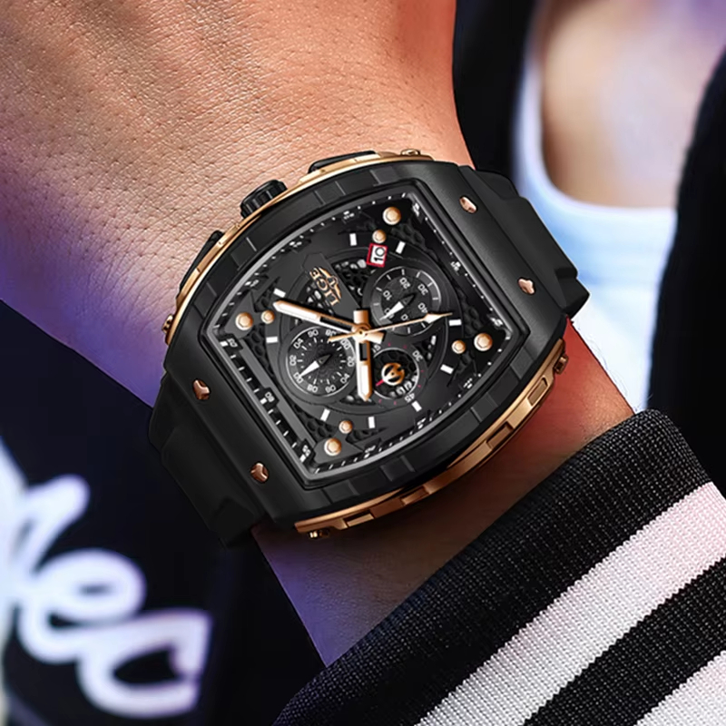 LIGE Top Brand Luxury Men Watc - Streetwear Brand Luxury recension och pris