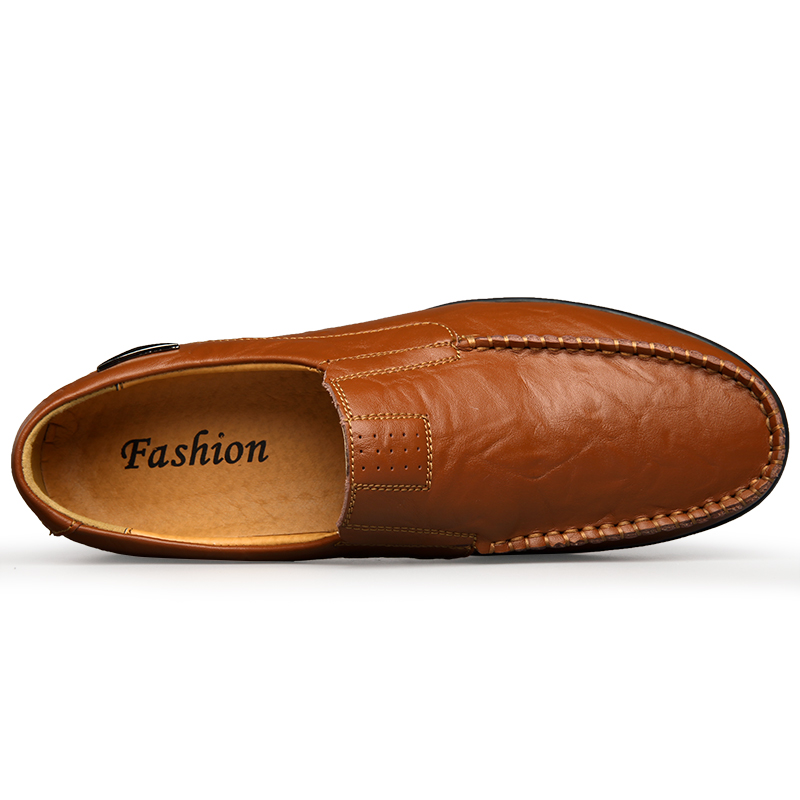 Genuine Leather Men Casual Sho - Streetwear Brand Luxury recension och pris