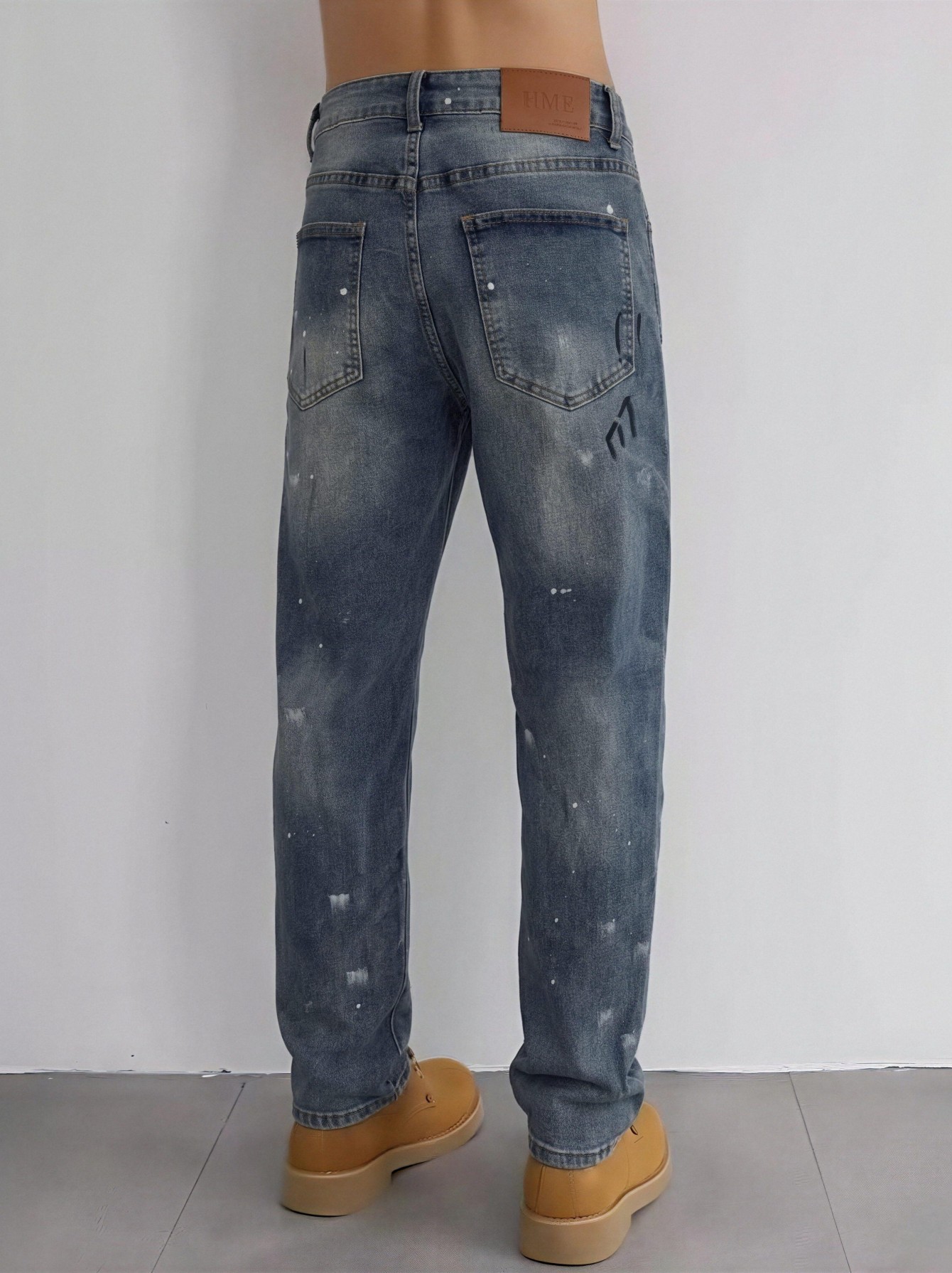 【HME】Men's Jeans | Ripped Dist - Streetwear Brand Tags recension och pris