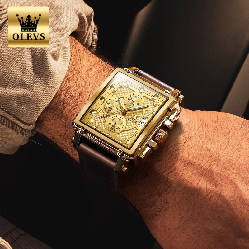 OLEVS Brand Mens Watches Water - Streetwear Brand Luxury recension och pris